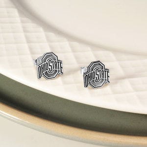 Pair Of Ohio State Logo Earrings