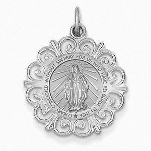 Round Filigree Miraculous Medal "EXCLUSIVE"