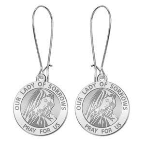 Our Lady of Sorrow Earrings "EXCLUSIVE"