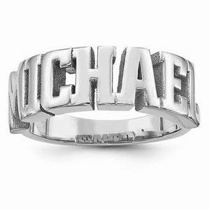 Man's Name Ring