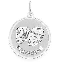Perkingese Disc Charm or Pendant