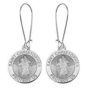 Saint Christopher Earrings "EXCLUSIVE"