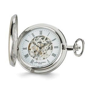 Charles Hubert Photo Two Tone Pocket Watch