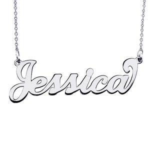 Personalized Classic Script Name Necklace with Chain Included