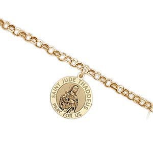 Saint Jude Religious Anklet - "EXCLUSIVE"