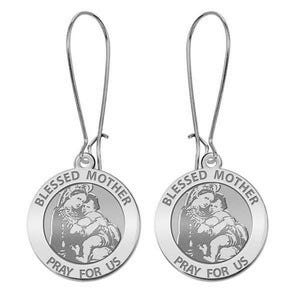 "Blessed Mother" Virgin Mary Earrings "EXCLUSIVE"