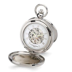 Charles Hubert Photo Two Tone Pocket Watch