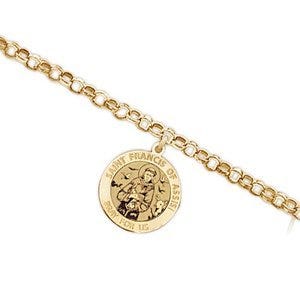 Saint Francis of Assisi Religious Anklet - "EXCLUSIVE"