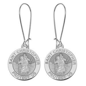 Saint Christopher Earrings "EXCLUSIVE"