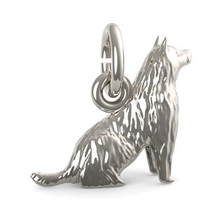 Sitting Terrier Dog Charm