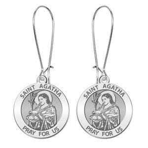 Saint Agatha Earrings "EXCLUSIVE"