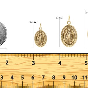 Miraculous Medal Pendant Charm