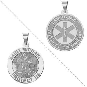 Saint Michael Double Sided EMT Medal