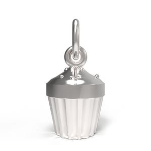 Cupcake White Charm