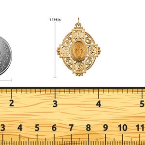 14K Gold Miraculous Medal