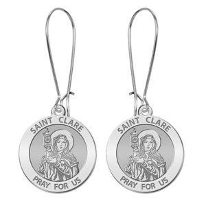 Saint Clare of Assisi Earrings "EXCLUSIVE"