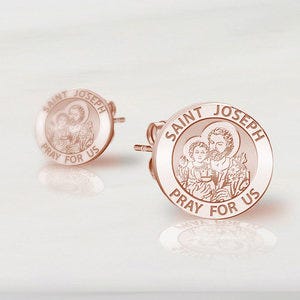 Pair of Saint Joseph Earrings