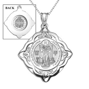 Saint Benedict Jubilee Cathedral Round Religious Medal  "EXCLUSIVE"