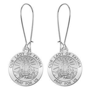 Our Lady of Fatima Earrings "EXCLUSIVE"