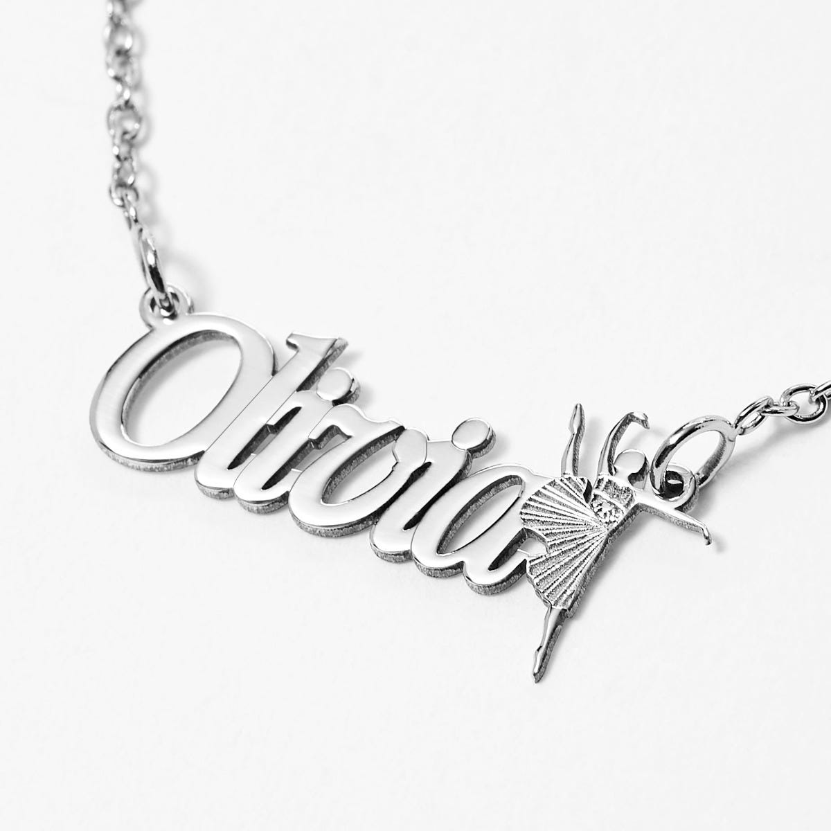 Dancer Name Necklace with Chain Included