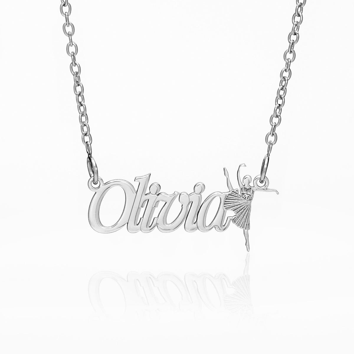 Dancer Name Necklace with Chain Included