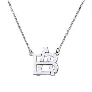 Exclusive Monogram Overlapping Initial Necklace