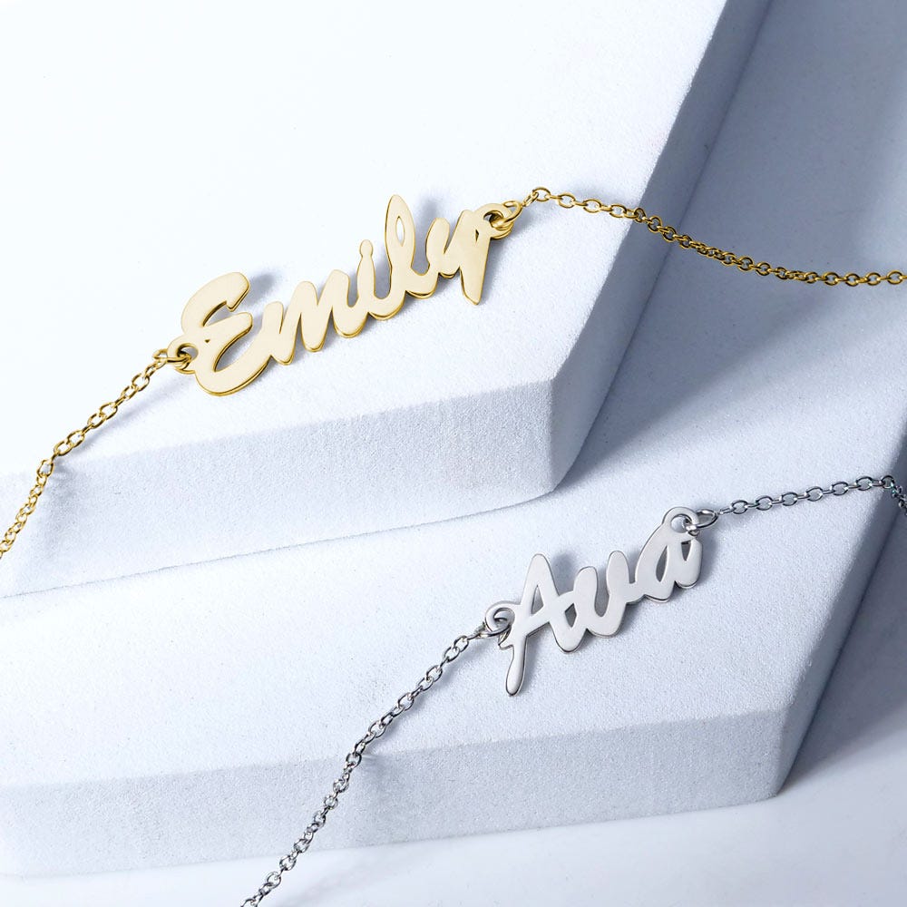 Exclusive Personalized Script Name Bracelet - Adjustable Size
