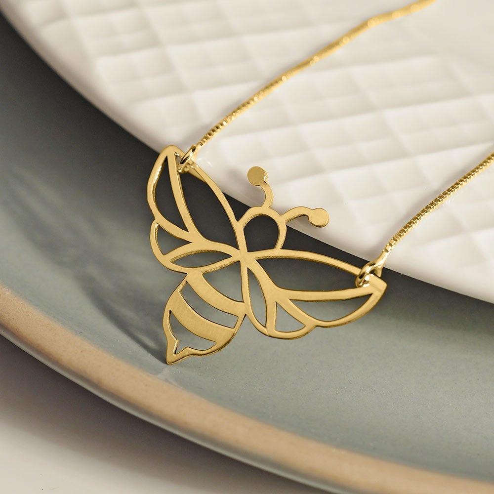 Breathtaking Bee Necklace