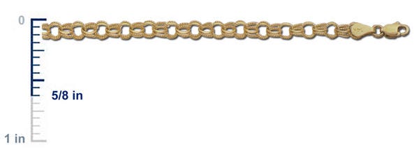 14k Yellow Gold Charm Bracelet