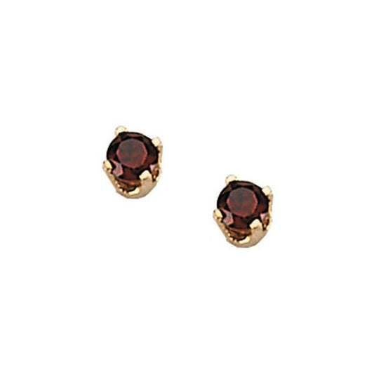 14K Yellow Gold Children's Genuine BirthStone Earring