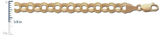 14k Yellow Gold Charm Bracelet