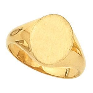 Women's Oval Signet Ring