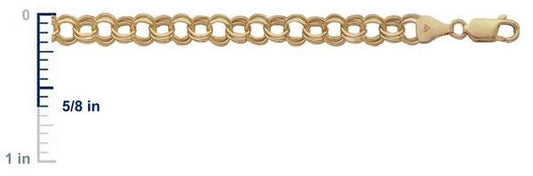14k Yellow Gold Charm Bracelet