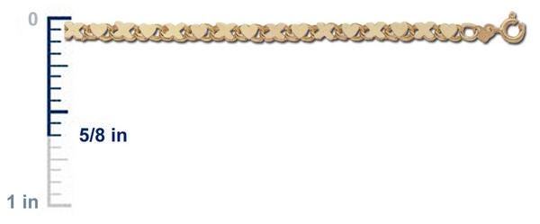 14k Yellow Gold Charm Bracelet