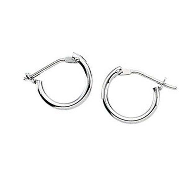 14K Yellow or White Gold Children's Hoop Earring