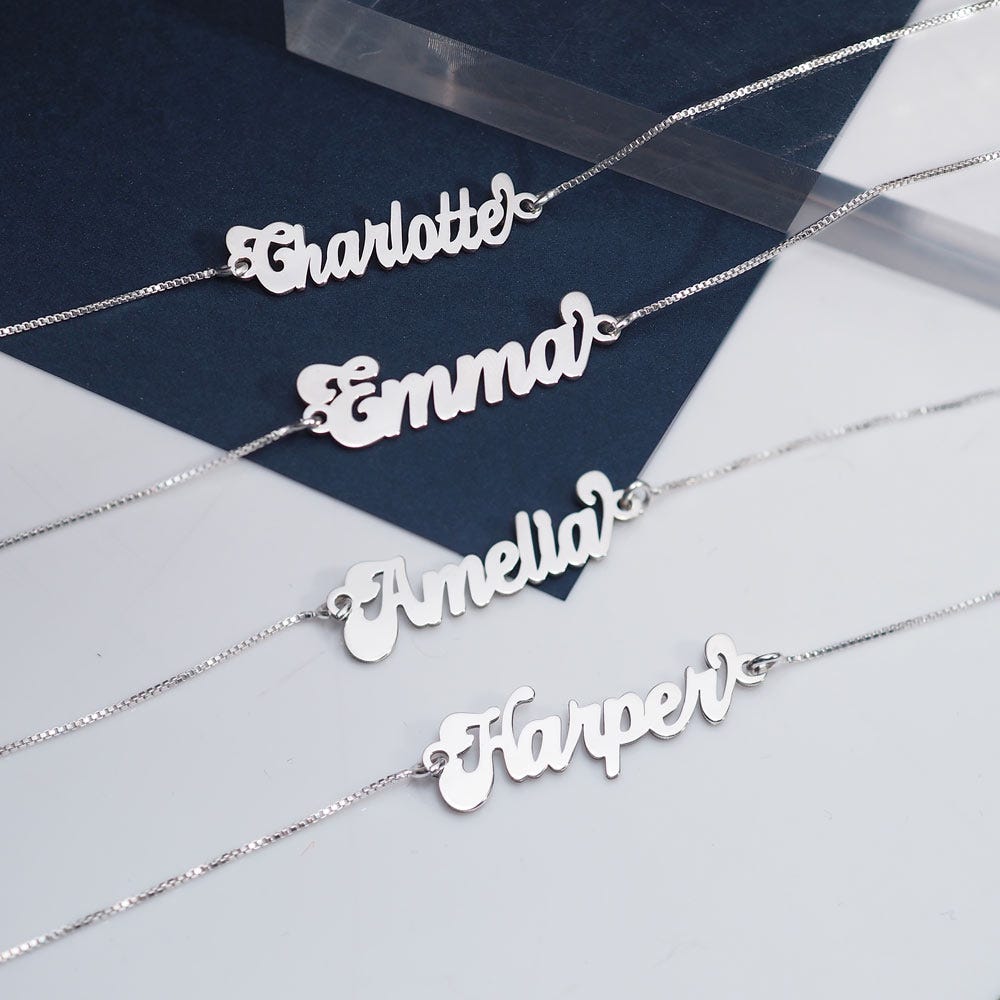 Exclusive Personalized Name Anklet / Ankle Bracelet- Adjustable Size