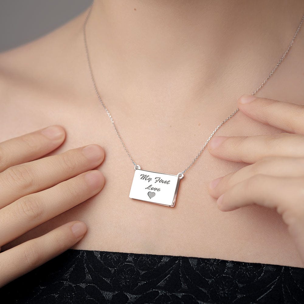 Stainless Steel Slide Out Keepsake Locket
