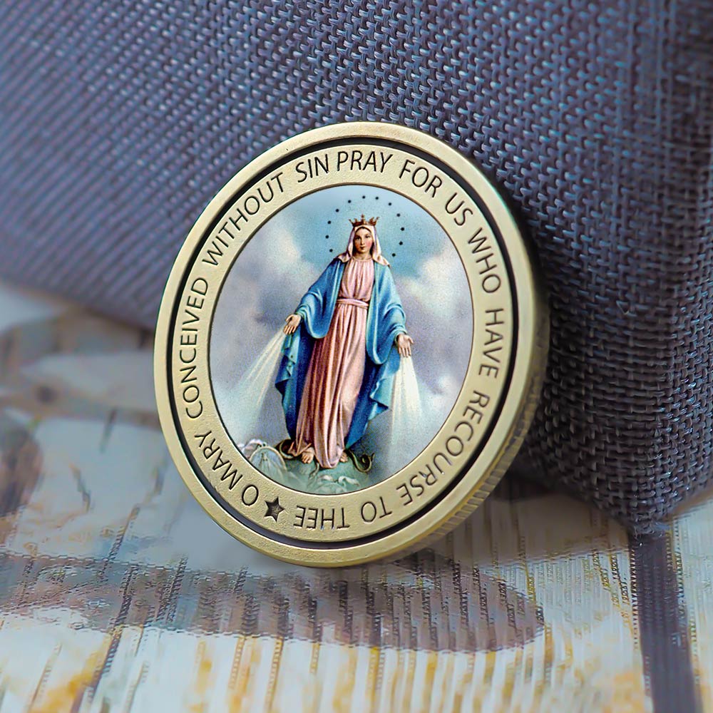 Exclusive Miraculous Medal Pocket Coin / Keepsake