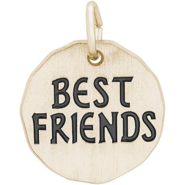 BEST FRIENDS CHARM TAG ENGRAVABLE