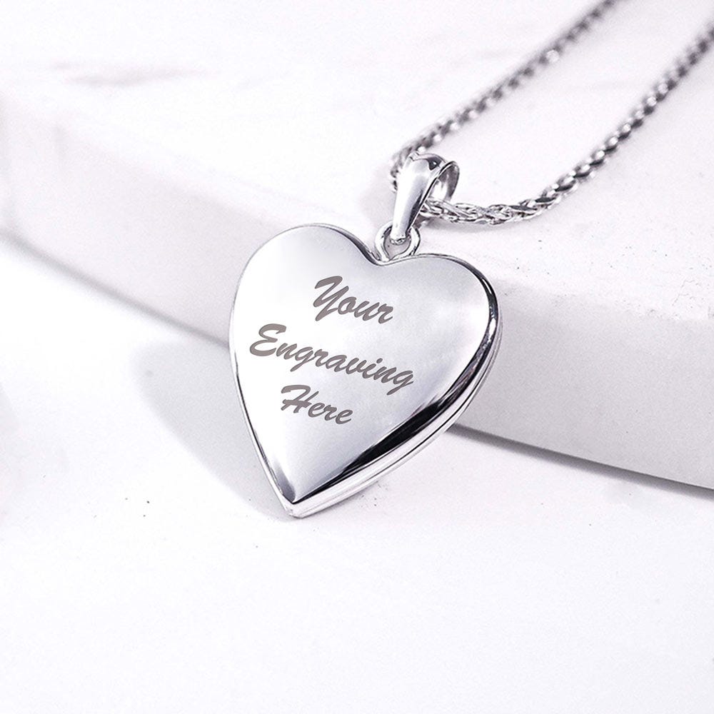Sterling Silver Valentine's Day Locket Package