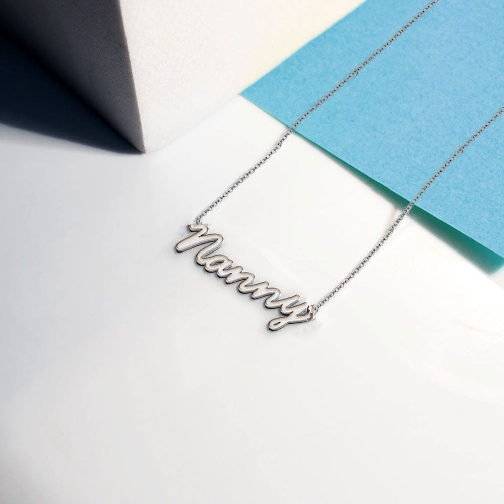 Custom Mother Polished Necklace with Chain