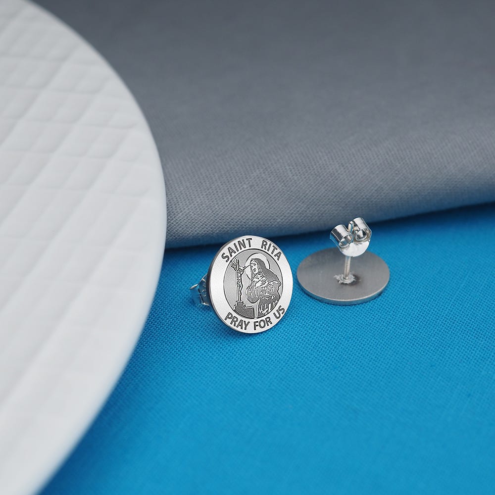 Pair of Saint Rita Earrings