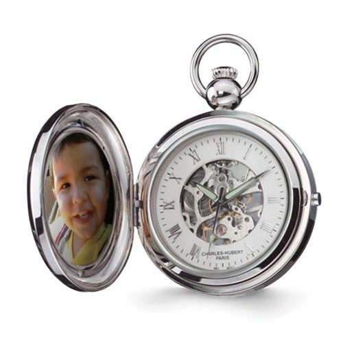 Charles Hubert Photo Pocket Watch