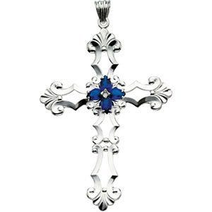 BIRTHSTONE CROSS
