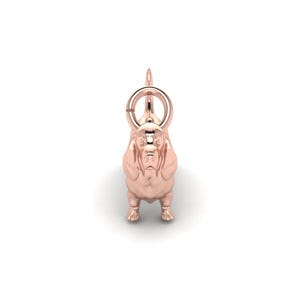 Basset Hound Dog Charm