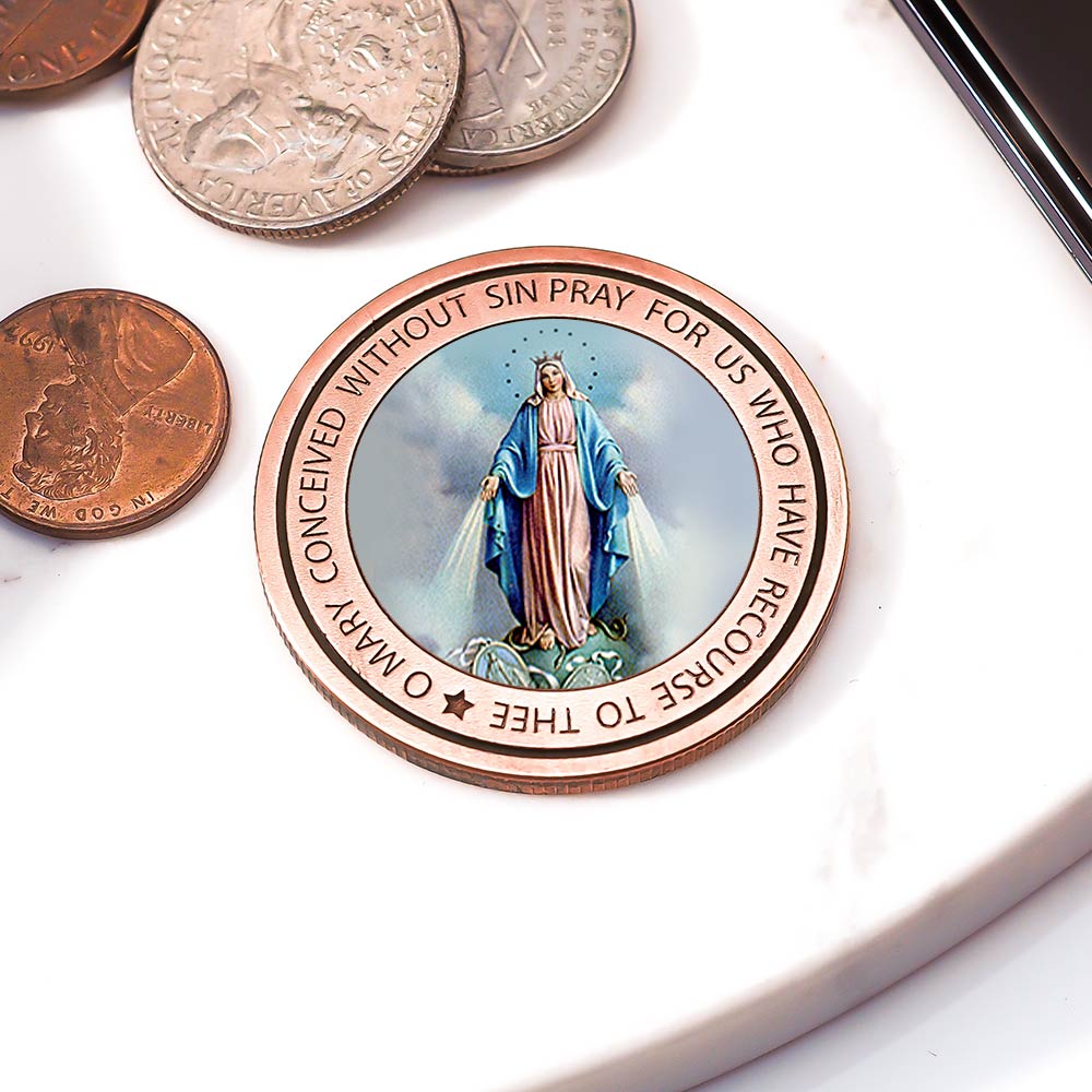 Exclusive Miraculous Medal Pocket Coin / Keepsake
