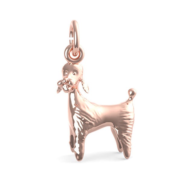 Standard Poodle Charm