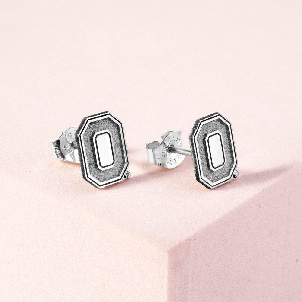 Pair Of Ohio State O Logo Earrings