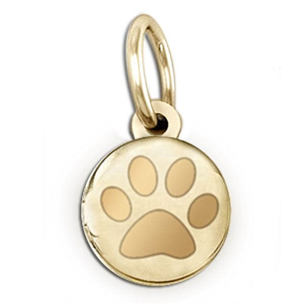 Dog's Paw Print Round Picture Locket