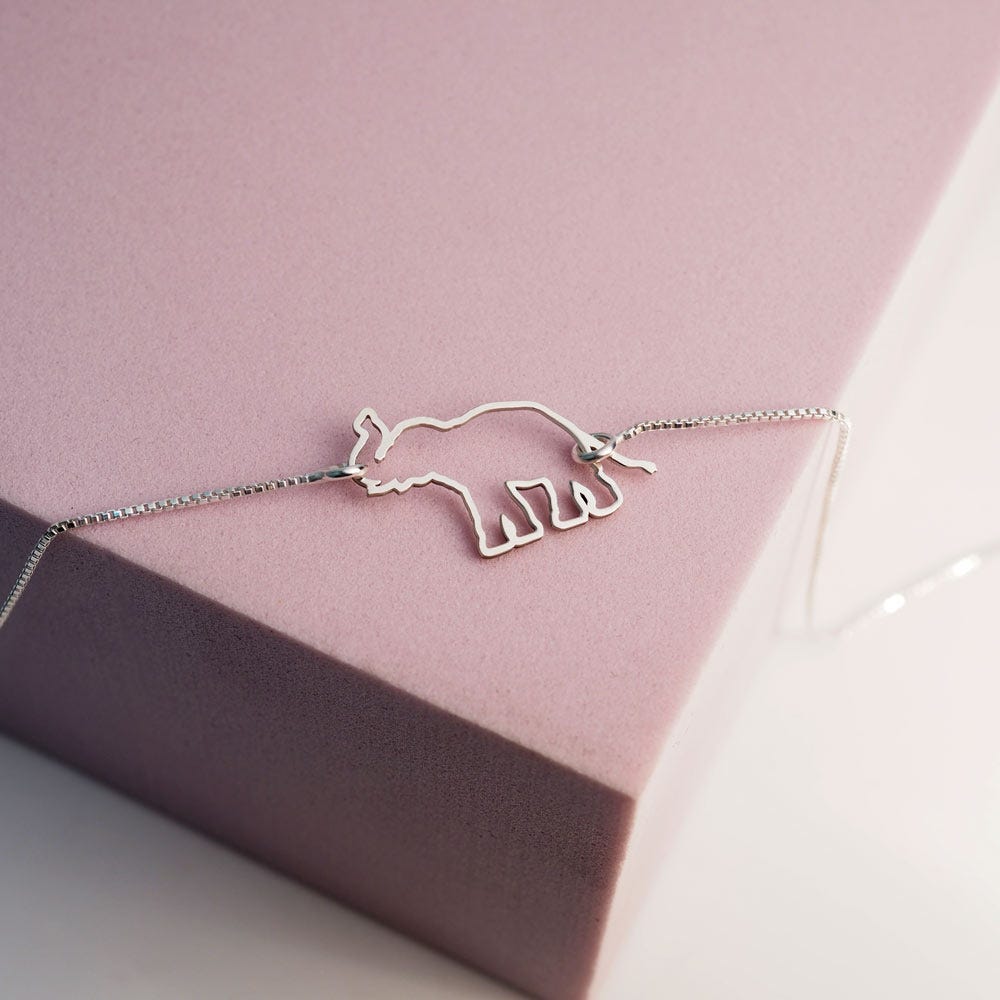 Elegant Elephant Anklet
